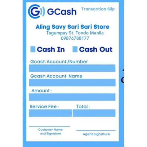 gcash transaction slip pdf|G.